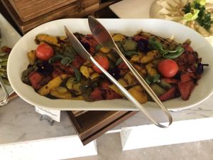 Grilled peppers   at Giornotte in Abu Dhabi