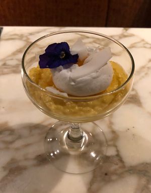 Sago pudding   at Giornotte in Abu Dhabi