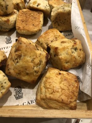 Poppyseed scones  at Giornotte in Abu Dhabi