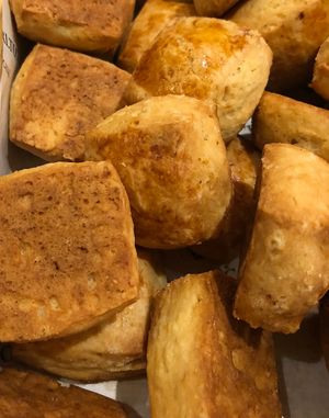 Plain scones  at Giornotte in Abu Dhabi