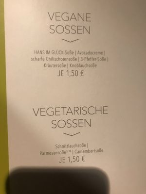 vegan garlic sauce 😍😋 at Hans im Glück in Wuppertal