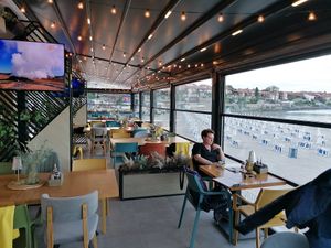 Great views at Elvis Kitchen in Sozopol