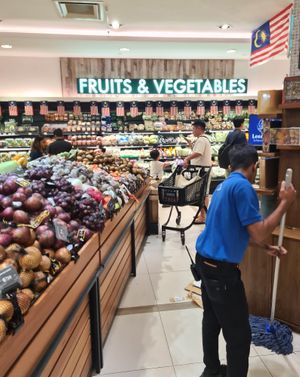 Inside of store at Cold storage  in Kuala Lumpur