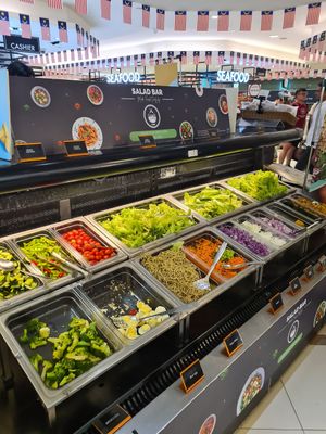 Salad bar at Cold storage  in Kuala Lumpur