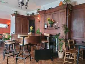 Comfy surroundings at Orange Cafe Bar in Mousehole