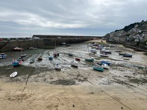 Mousehole is a must see, low tide here fascinating! Town is beautiful and friendly, just short bike ride from Penzance, but buses go here too! at Orange Cafe Bar in Mousehole