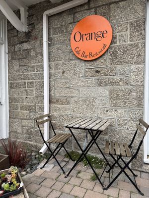   at Orange Cafe Bar in Mousehole