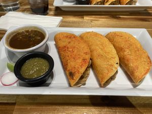 Jackfruit birria tacos  at Birriaholic in Bethlehem