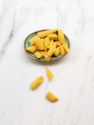 Baby corn at Noa Poke Koukaki in Athens