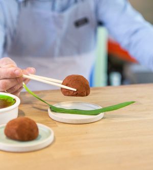 Mochi chocolate (gluten free) at Noa Poke Koukaki in Athens