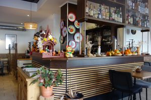 Counter at Keng Restaurant in Saarbrucken