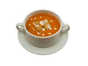 Tomato Suppe at Dosakingz Indisches Restaurant in Berlin