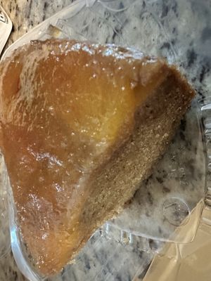 Peach upside down cake  at Buttafly Kisses Vegan Treats in Austell