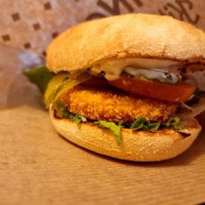 Vienna burger at Swing Kitchen in Basel