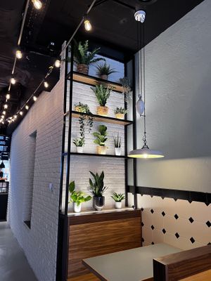 in the restaurant   at Swing Kitchen in Basel