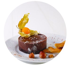 Cake au Chocolat
A deliciously rich chocolate cake made with vegan ingredients at Avatara Pizza in Calgary