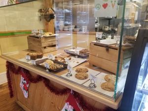 Bakery display at Cleveland Vegan in Lakewood