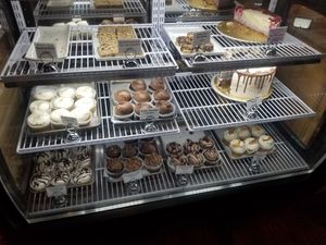 Bakery cold case at Cleveland Vegan in Lakewood