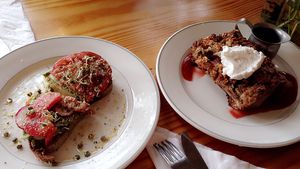 part of the brunch menu  at Cleveland Vegan in Lakewood