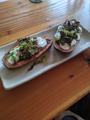 Chipotle Potato Skins at Cleveland Vegan in Lakewood