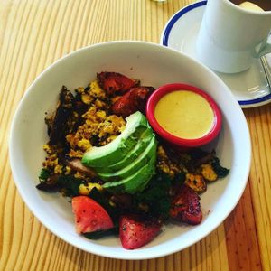 Benedict Bowl  at Cleveland Vegan in Lakewood