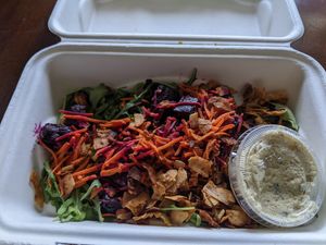 $13 beet salad, very disappointed. at Cleveland Vegan in Lakewood