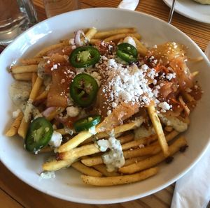 Kimchi Fries  at Cleveland Vegan in Lakewood