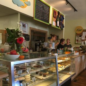 counter at Cleveland Vegan in Lakewood