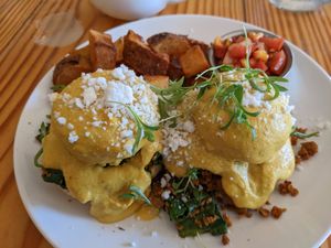 Southwest Benedict at Cleveland Vegan in Lakewood