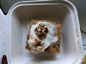 Carrot cake at Cleveland Vegan in Lakewood