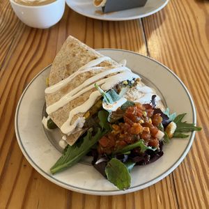 breakfast quesadilla   at Cleveland Vegan in Lakewood