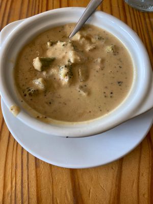 Broccoli Cheese Soup at Cleveland Vegan in Lakewood