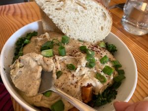 Omelet with lentil sausage  at Cleveland Vegan in Lakewood