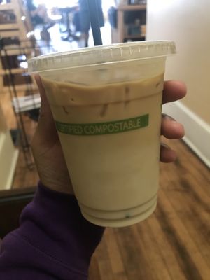 Iced Lavender Oat-milk Espresso  at Cleveland Vegan in Lakewood