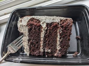 Cookies and cream cake at Cleveland Vegan in Lakewood
