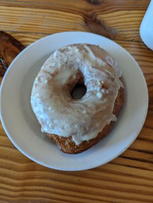 Maple donut at Cleveland Vegan in Lakewood