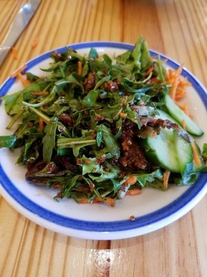 Raw Salad (Esselstyn's 5 course oil-free dinner) at Cleveland Vegan in Lakewood