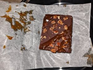 Turtle Brownie at Cleveland Vegan in Lakewood
