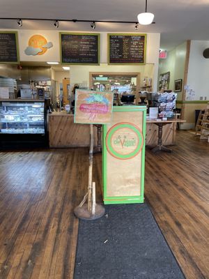 Entrance   at Cleveland Vegan in Lakewood