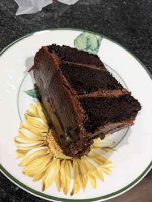 Mexican hot chocolate cake at Cleveland Vegan in Lakewood