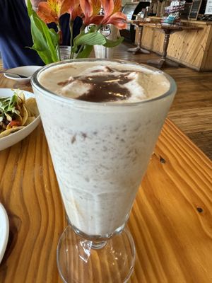 The Buckeye chocolate peanut butter milkshake  at Cleveland Vegan in Lakewood