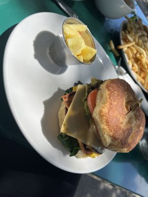 Breakfast sandwich  at Cleveland Vegan in Lakewood