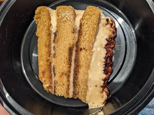 Tiramisu cake at Cleveland Vegan in Lakewood