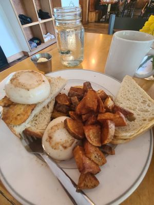YO! Egg Breakfast Sandwich at Cleveland Vegan in Lakewood