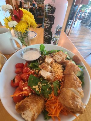 Bacon Chicken Ranch Salad at Cleveland Vegan in Lakewood