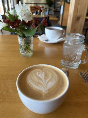 Fall latte  at Cleveland Vegan in Lakewood
