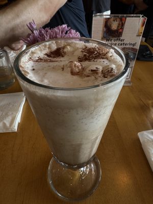 S’mores milkshake—too watery and too sweet. First time I didn’t love my shake but the other flavors are amazing!   at Cleveland Vegan in Lakewood