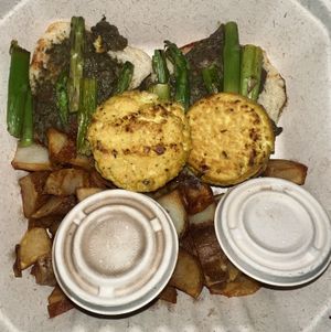 Benedict breakfastt  at Cleveland Vegan in Lakewood