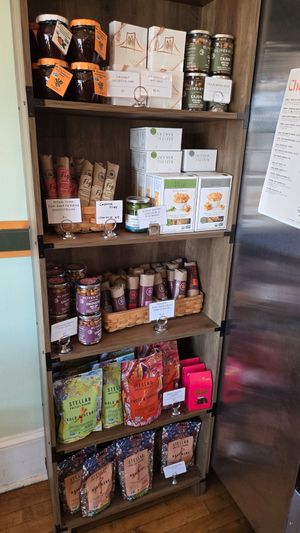 Those Maui Monk Pretzels at the bottom are the BEST! at Cleveland Vegan in Lakewood