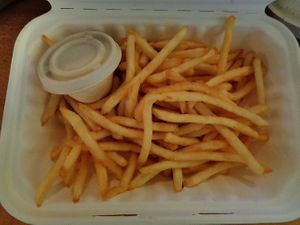 fries with chipotle sauce at Cleveland Vegan in Lakewood